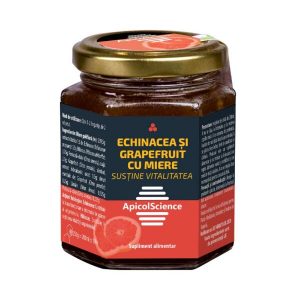 Apicolscience-borcan-Echinacea-si-Grapefruit-cu-miere
